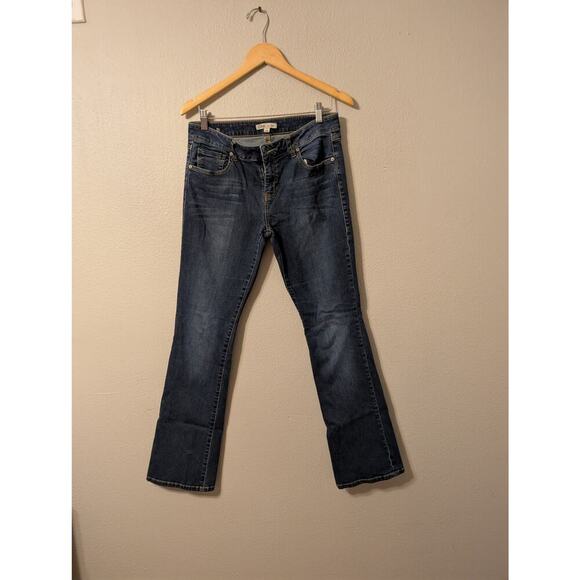 Cabi Women’s Size 10 Bootcut Jeans, Style #916R, Dark‎ Wash, Cotton Poly Spandex - Picture 1 of 9